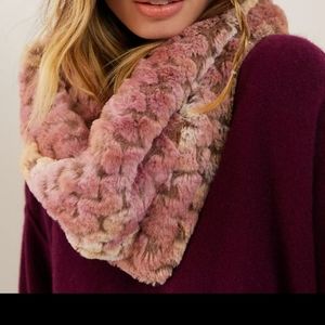 Anthropologie Remy  faux fur stole scarf